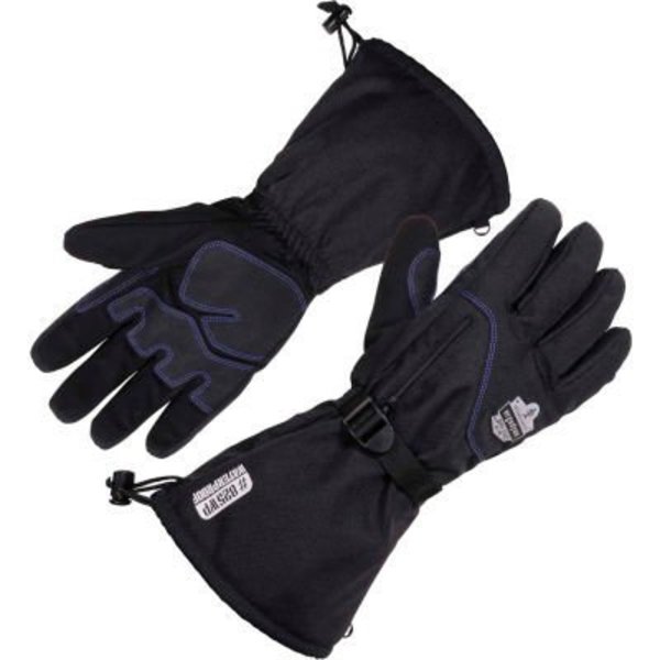 Ergodyne ProFlex 825WP Thermal Waterproof Winter Work Gloves, Small, Black 17602
